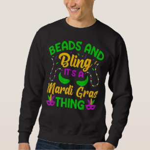 Sudadera Colas y hondas es un asunto del Mardi Gras New Orl