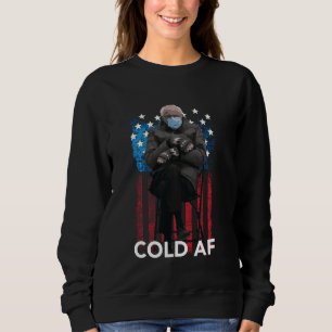 Sudadera Cold Af Funny Bernie Sanders Mittens Meme