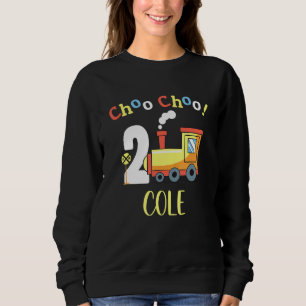 Sudadera Cole Choo Choo Dos Tren Segundo Cumpleaños Turno 2