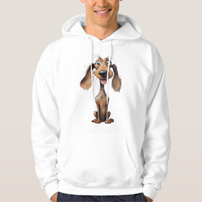 Sudadera Colección de arte de raza de perro de dibujos anim (Anverso)