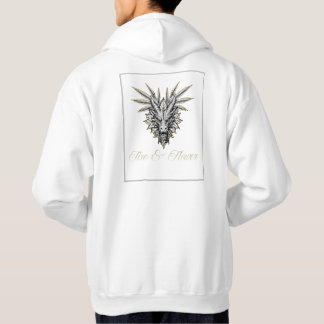 Sudadera Colección de Diseño Blanco y Dorado