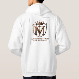 Sudadera Colección de diseño blanco y dorado