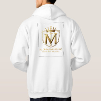 Sudadera Colección de diseño blanco y dorado