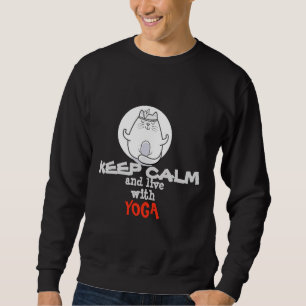 Sudadera Colección de mantenimiento de la calma del gato de