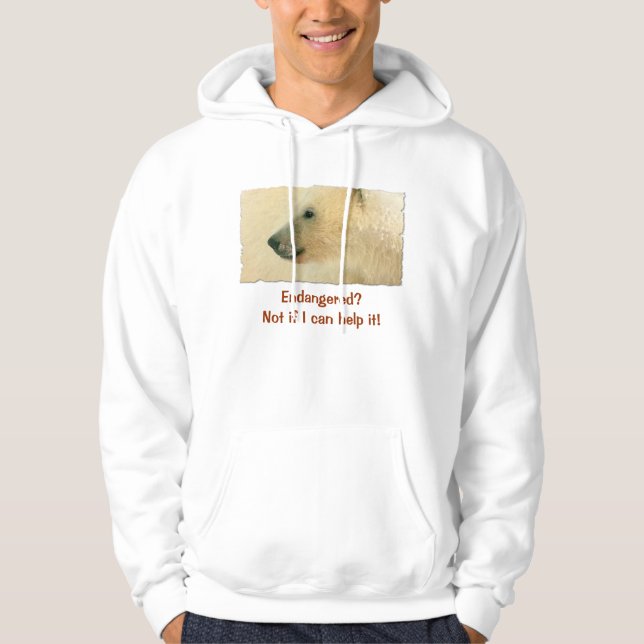 Sudadera Colección de retratos de oso polar (Anverso)