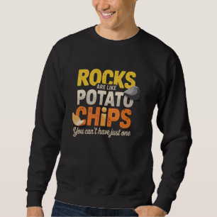 Sudadera Colección de rock de humor lapidario, geólogo