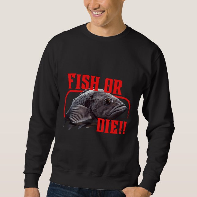 Sudadera Colección Fish Go Die (Anverso)