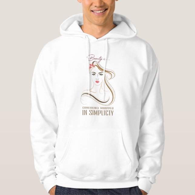 Sudadera colección "La belleza es..." (Anverso)