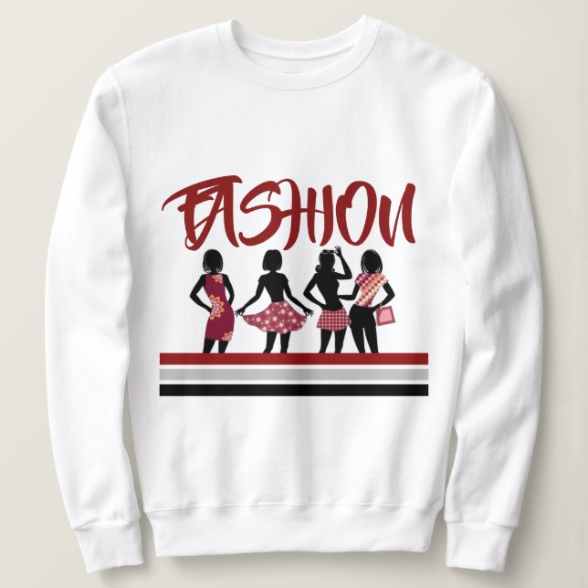 Sudadera COLECCIÓN REINA DE COMPRAS Damas (Anverso del diseño)