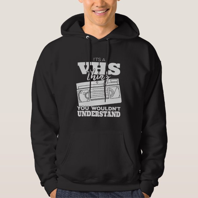 Sudadera Coleccionista de cintas de video VHS (Anverso)