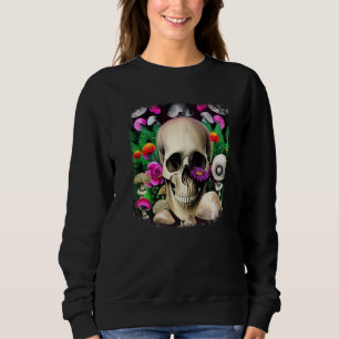 Sudadera Coleccionista de Hongos de Cráneo Arte de Cráneo H