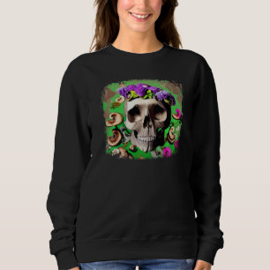 Sudadera Coleccionista de Hongos de Cráneo Arte de Hongo de