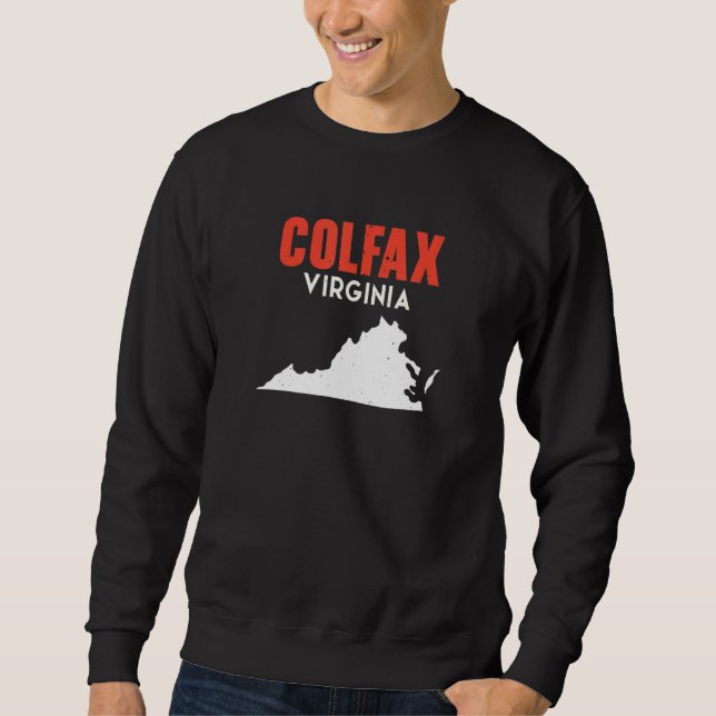 Sudadera Colfax Washington USA State America Travel Washing (Anverso)