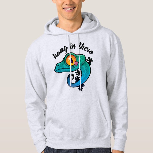 Sudadera Colgar Ahí El Colorido Gecko (Anverso)