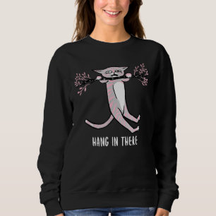 Sudadera Colgar Allí El Humor Del Gato Cuesta El Gato Gatit