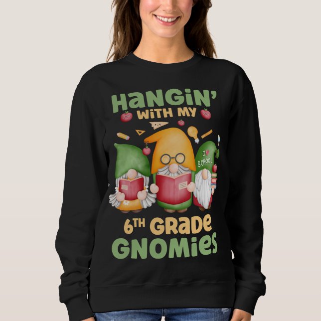 Sudadera Colgar con mi enfermera de la PICU Gnomes Ugly Xma (Anverso)