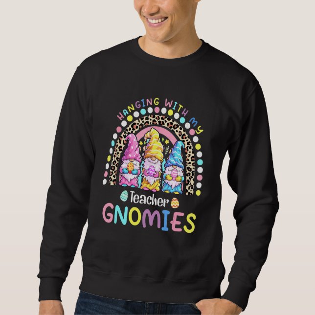 Sudadera Colgar con mi maestro de nómadas Bunny Easter Egg  (Anverso)