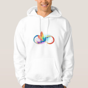 Sudadera Colibrí arcoíris con símbolo de infinito