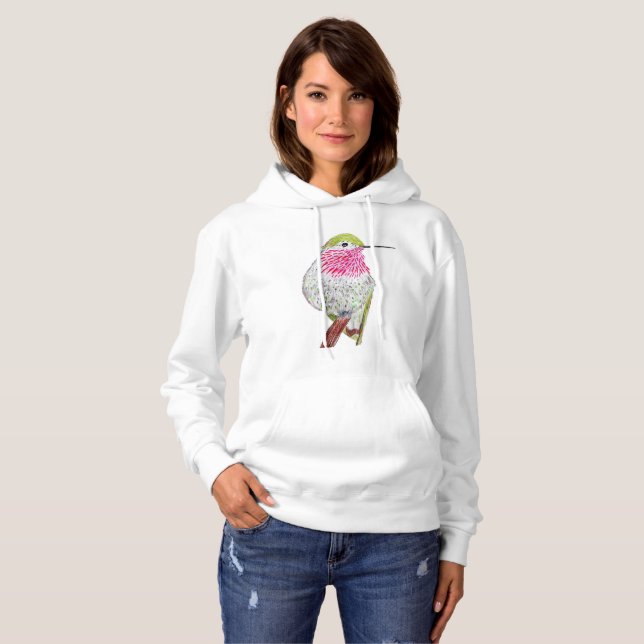 Sudadera Colibrí Rosa (Anverso completo)