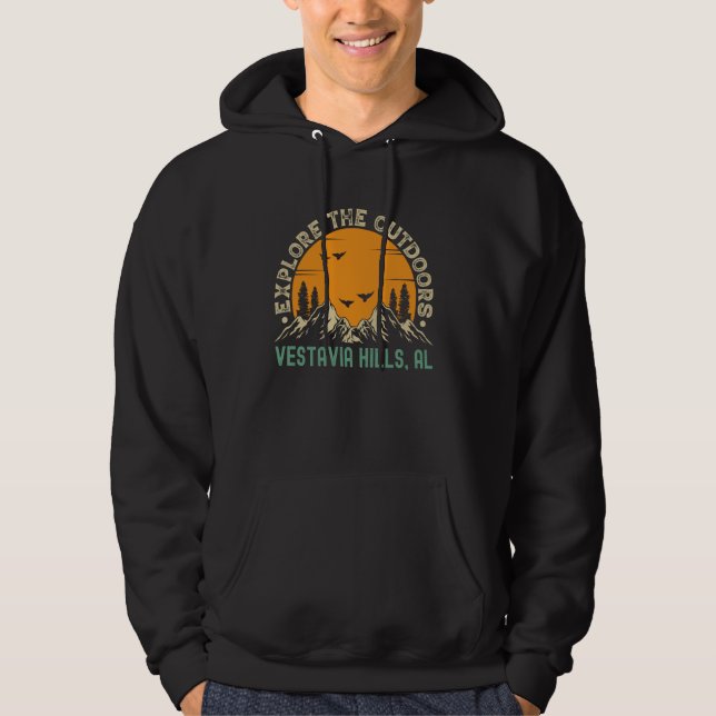 Sudadera Colinas Vestavia, Alabama - Explore El Exterior (Anverso)