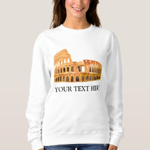 Sudadera Coliseo Roma, Italia Diseño Personalizado
