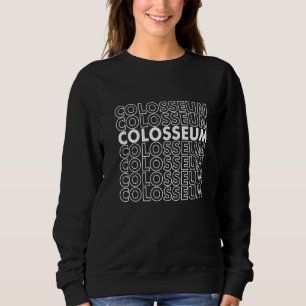 Sudadera Coliseo Romano Retro De Italia Los Antiguos Romano
