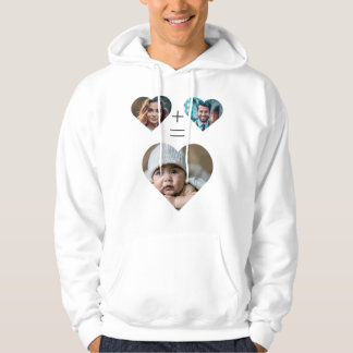 Sudadera Collage de fotos de la familia de personalizables