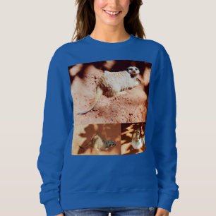 Sudadera Collage de tres Meerkats,