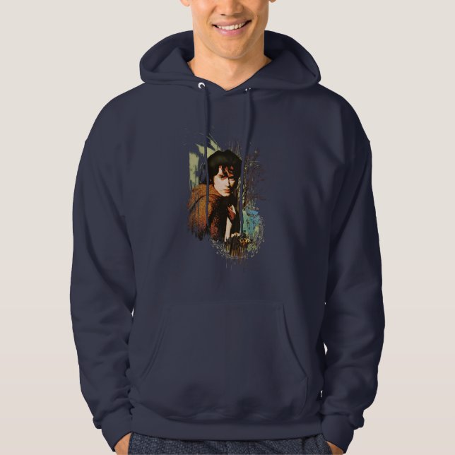 Sudadera Collage de vectores de medios mixtos FRODO™ (Anverso)