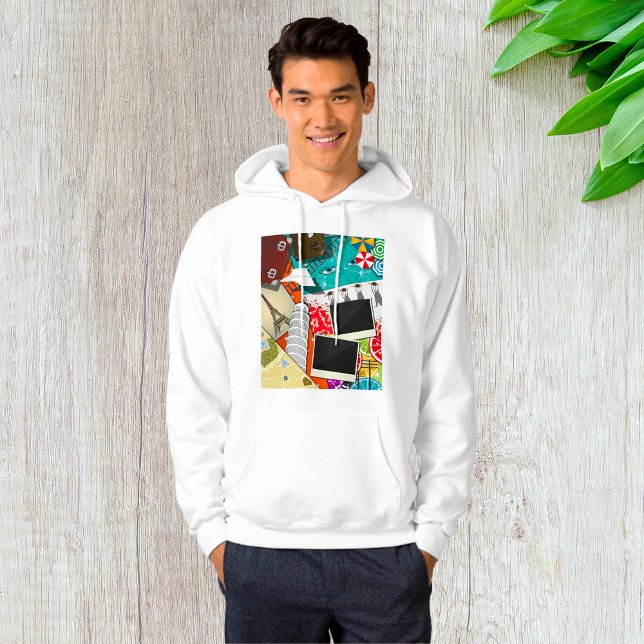 Sudadera Collage de viajes con lugares emblemáticos de vaca (Subido por el creador)