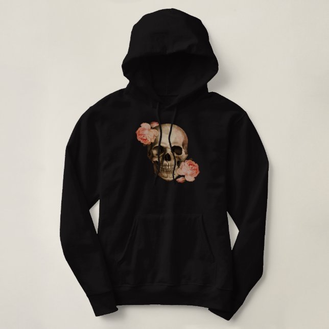 Sudadera Collage de Vintage Rosa Skull (Diseño del anverso)