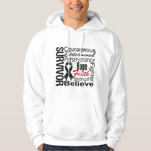 Sudadera Collage del superviviente del melanoma
