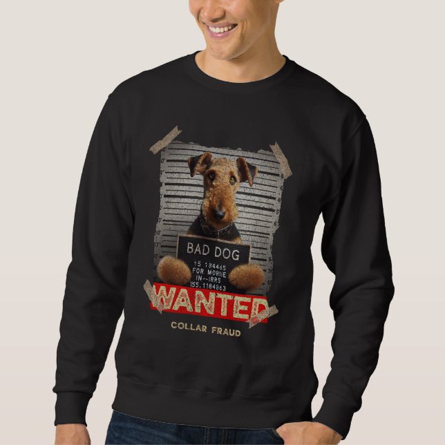 Sudadera Collar Fraudster: The Airedale Terrier's (Anverso)