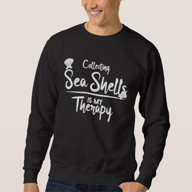 Sudadera Collecting Seashells My Therapy Seashell (Anverso)