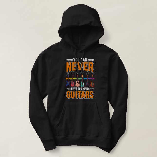 Sudadera Collector Funny Guitarist Musicver (Diseño del anverso)