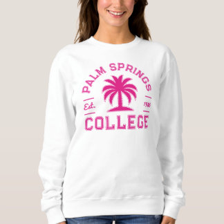 Sudadera College - Palm Springs - Pink