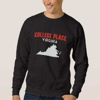 Sudadera College Place Washington USA State America Travel 