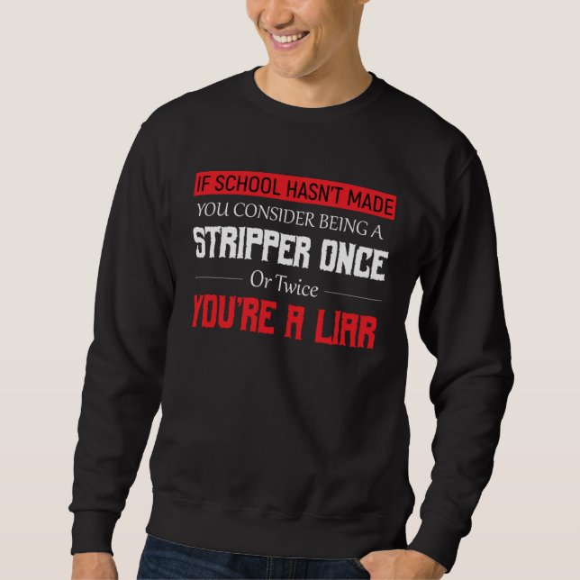 Sudadera College Student 100 Days of School High School 3 (Anverso)