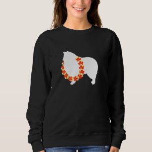 Sudadera Collie Aloha Hawaiian Lei Dog