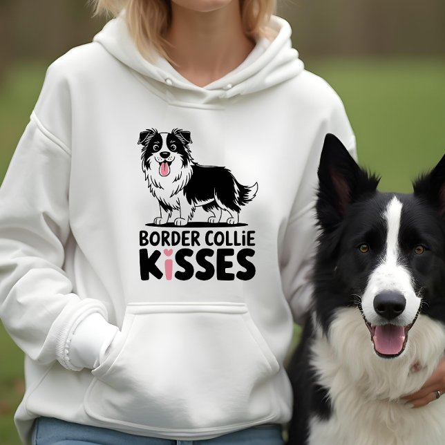 Sudadera Collie fronteriza suave besa a Personalizado cacho (Subido por el creador)