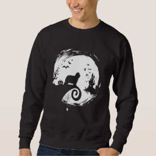 Sudadera Collie Halloween con barba Costume Beardie Moon Si
