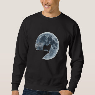 Sudadera Collie Halloween Costume Moon Silhouette Creepe