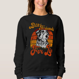 Sudadera Collie suave mejor amigo para la vida Retro vintag