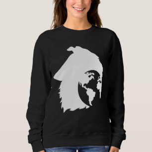Sudadera ColliesWithoutBorders logotipo blanco