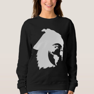 Sudadera ColliesWithoutBorders logotipo blanco