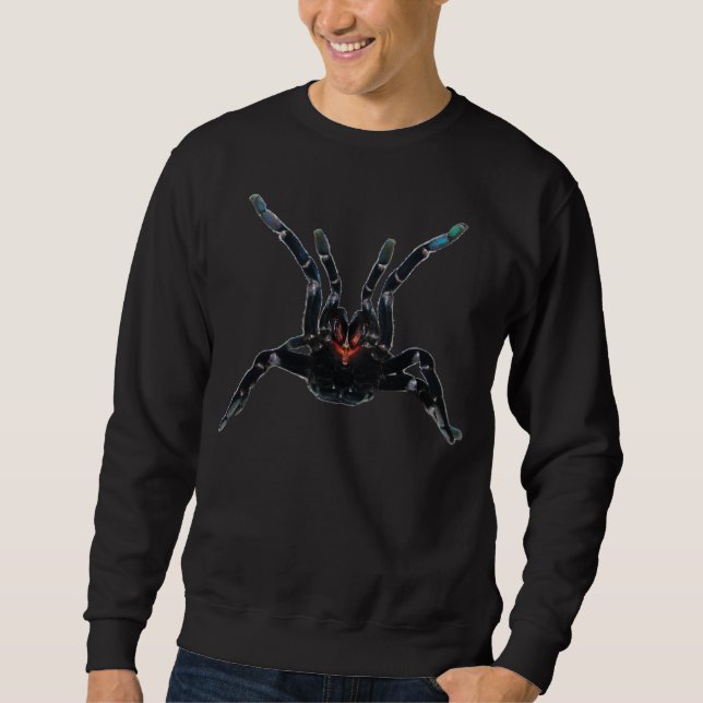 Sudadera Colmillos - Tarantula del azul de cobalto (Anverso)