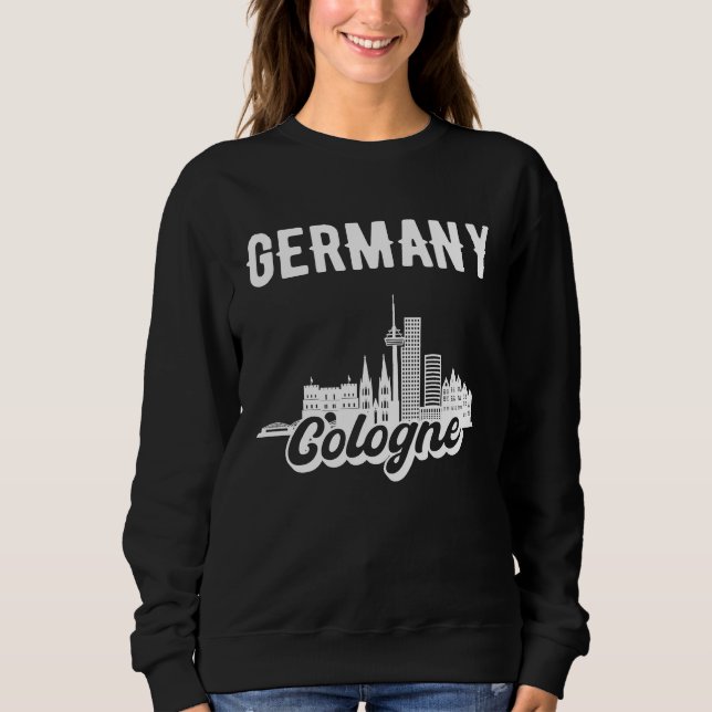 Sudadera Cologne Germany Skyline (Anverso)
