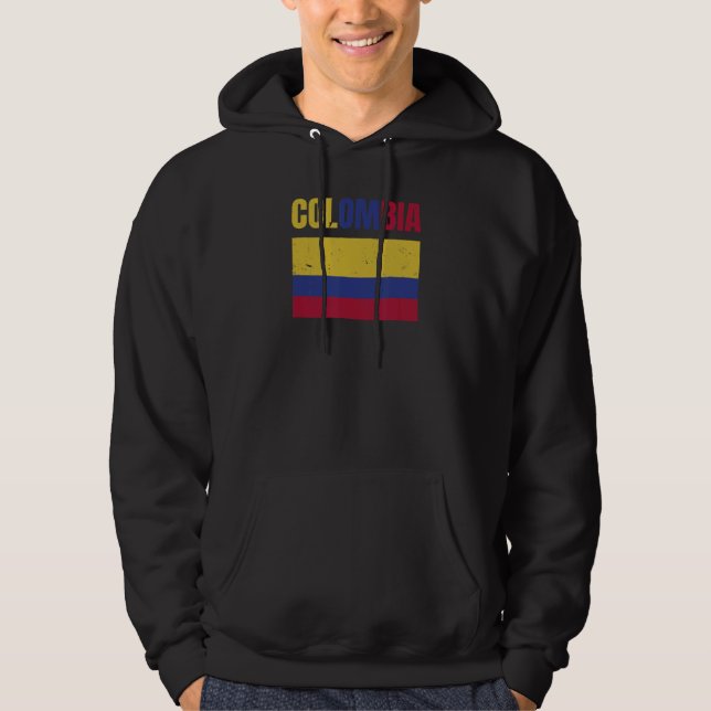 Sudadera Colombia Bandera Colombiana República de Colombia  (Anverso)
