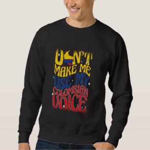 Sudadera Colombia: Mujeres hispanas orgullo colombiano colm