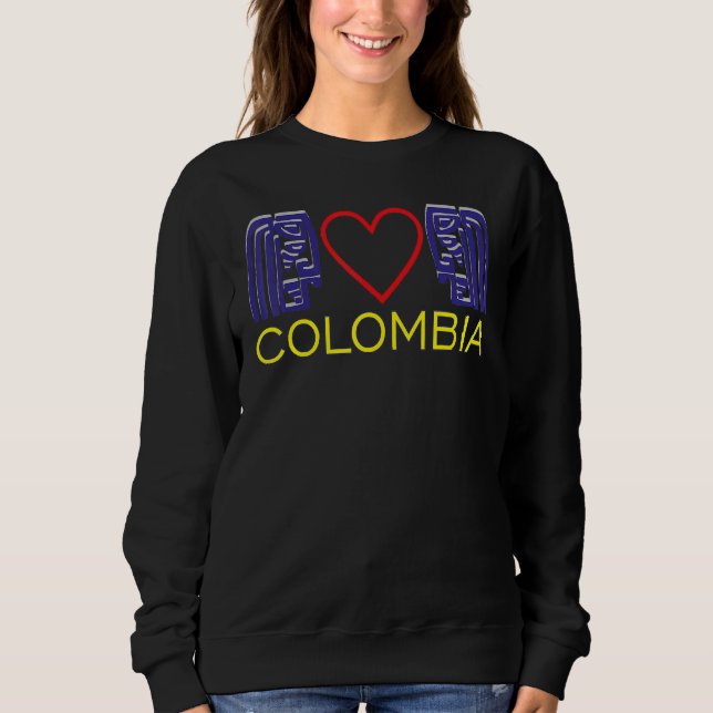 Sudadera Colombia souvenir  for men women 3 (Anverso)